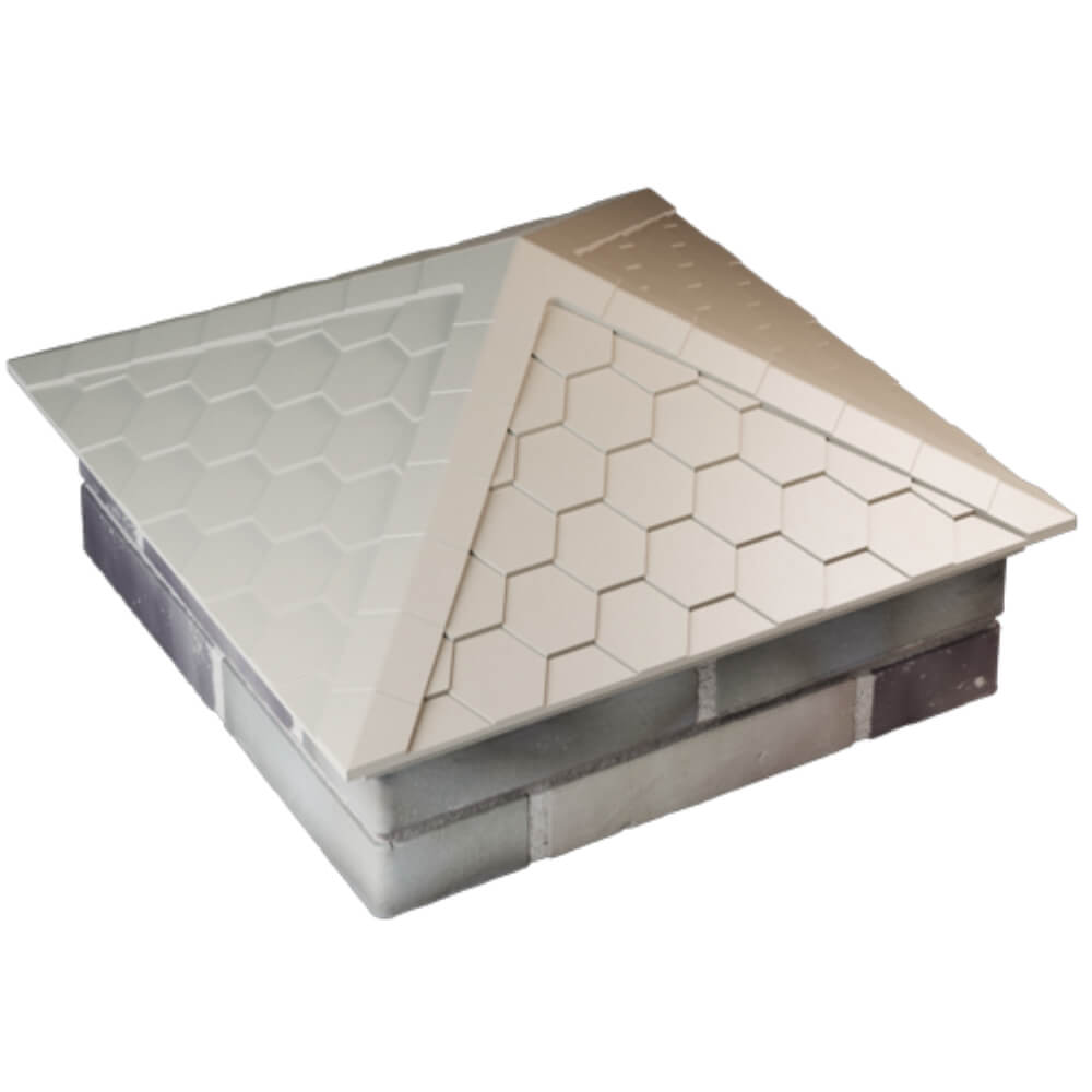 Колпак Zking Эверест Бежевый на столб 2х2 кирпича (535х535мм) Саратов фото