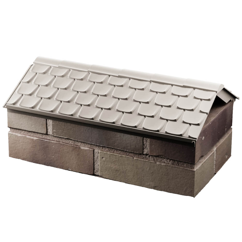 Парапет Zking Эльбрус Бежевый с посадкой на 1 кирпич (255мм) в Саратове фото