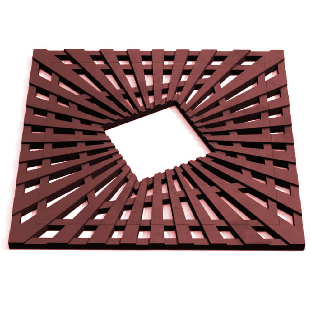 Приствольная решетка для дерева ZKING ATMOSPHERE 1.2х1.2м Коричневая Саратов фото