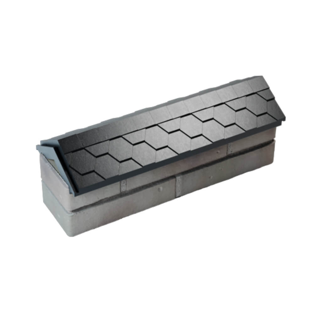 Парапет Zking Эверест Черный с посадкой на 0.5 кирпича (130мм) в Саратове фото