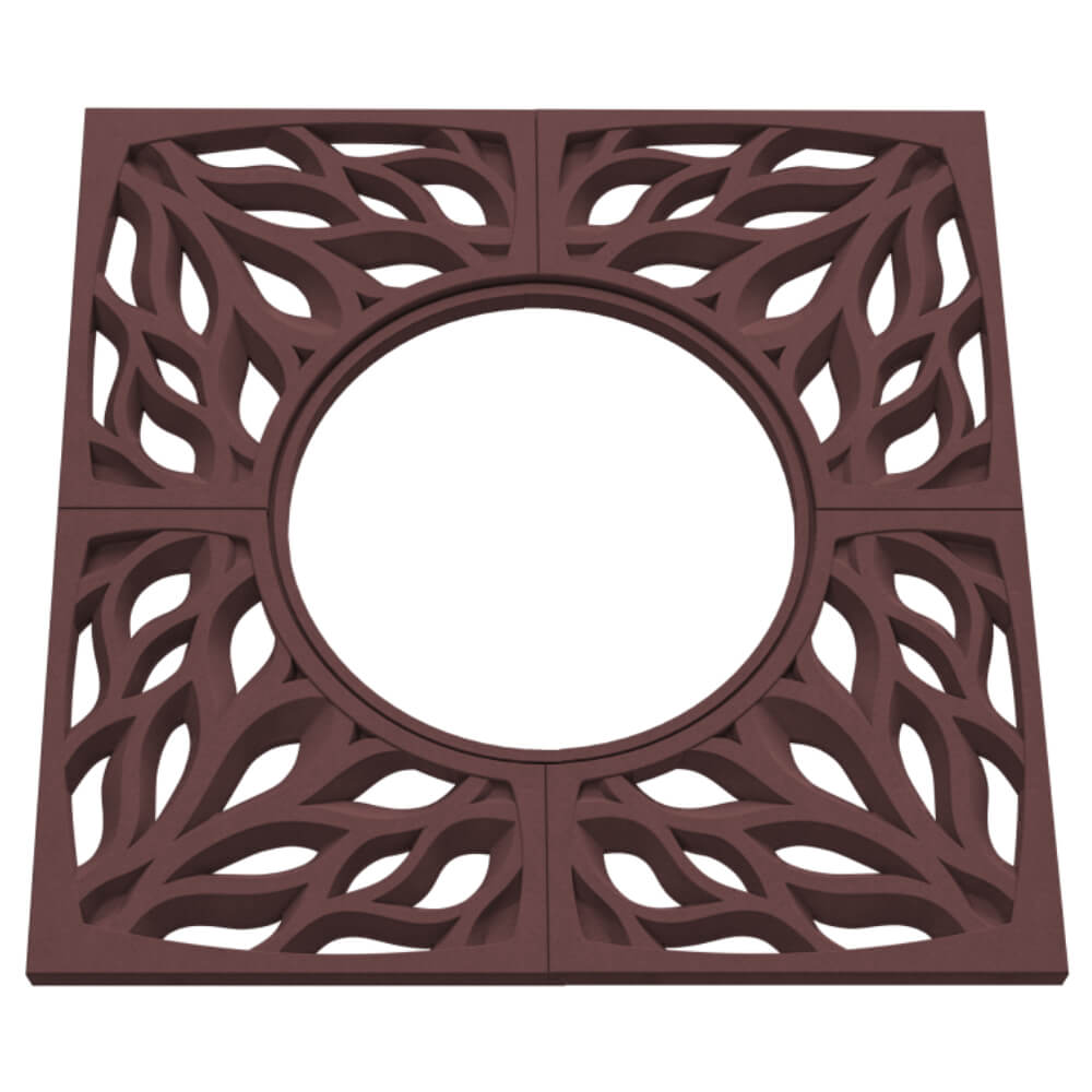 Приствольная решетка для дерева ZKING CRUST 1.2х1.2м Коричневая в Саратове фото