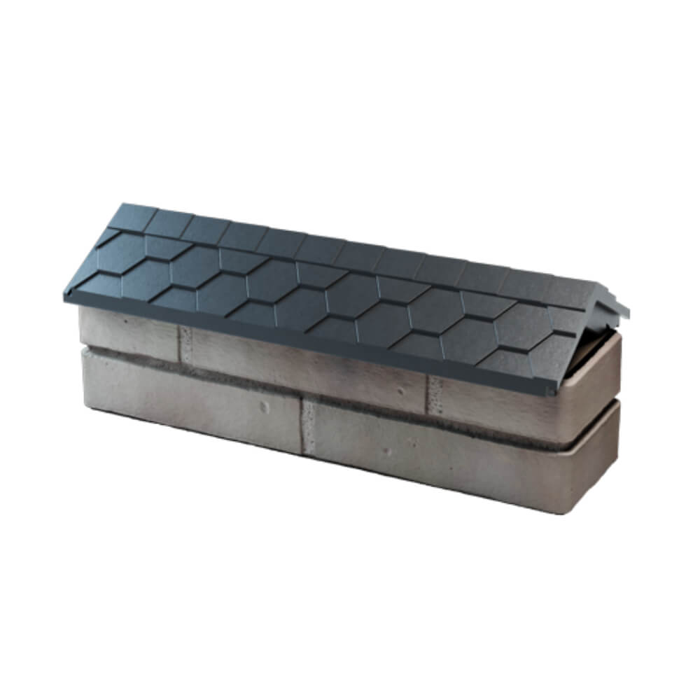 Парапет Zking Эверест Серый с посадкой на 0.5 кирпича (130мм) в Саратове фото