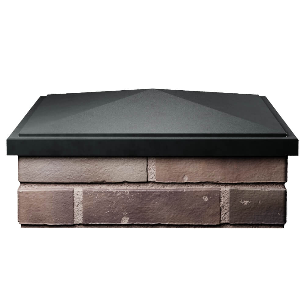 Колпак Zking БонаМоно Черный на столб 2х2 кирпича (515х515, 530х530мм) Саратов фото