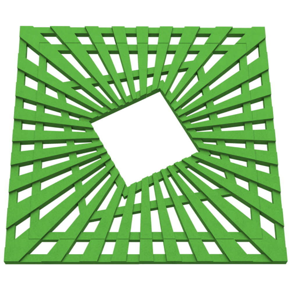 Приствольная решетка для дерева ZKING ATMOSPHERE 1.2х1.2м Зеленая в Саратове фото