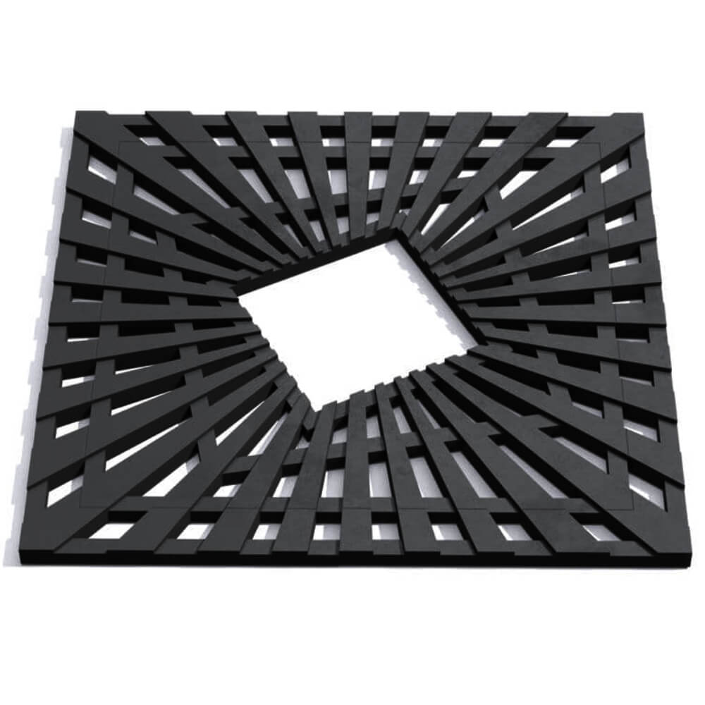 Приствольная решетка для дерева ZKING ATMOSPHERE 1.2х1.2м Черная Саратов фото