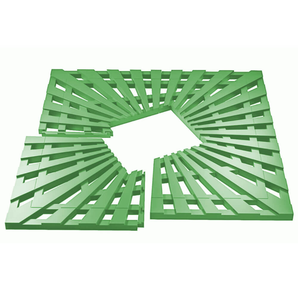 Приствольная решетка для дерева ZKING ATMOSPHERE 1.2х1.2м Зеленая в Саратове фото