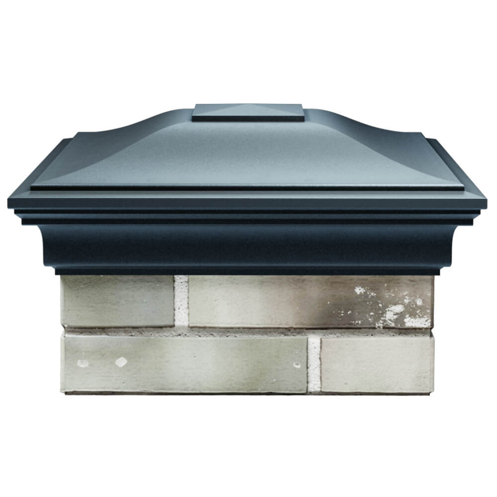 Колпак Zking Монблан Серый на столб 1.5х1.5 кирпича (385х385мм) Саратов фото