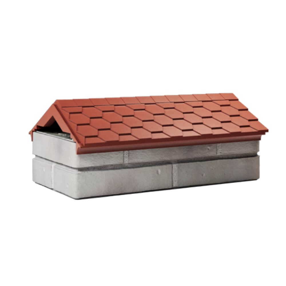 Парапет Zking Эверест Красный с посадкой на 1 кирпич (200/225/255мм) Саратов фото