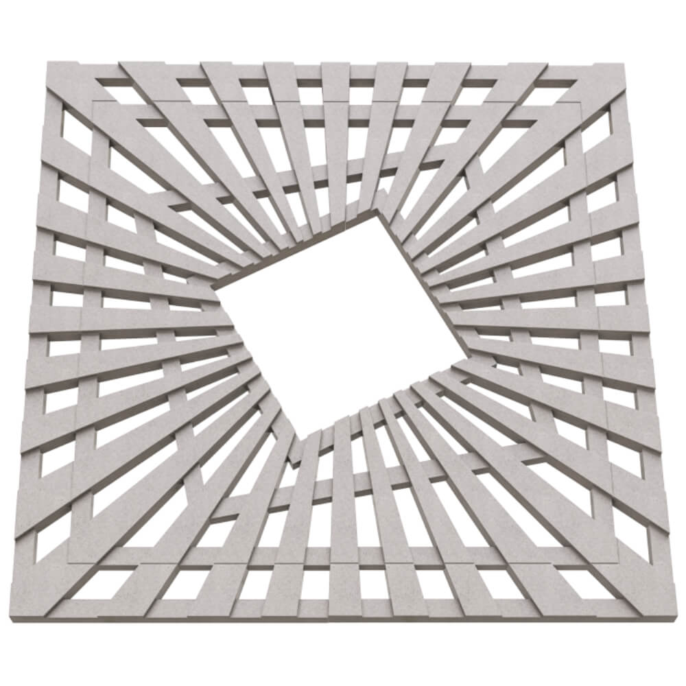 Приствольная решетка для дерева ZKING ATMOSPHERE 1.2х1.2м Бежевая в Саратове фото