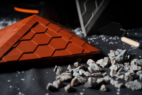 Колпак Zking Эверест Красный на столб 1.5х1.5 кирпича (390х390мм) в Саратове фото