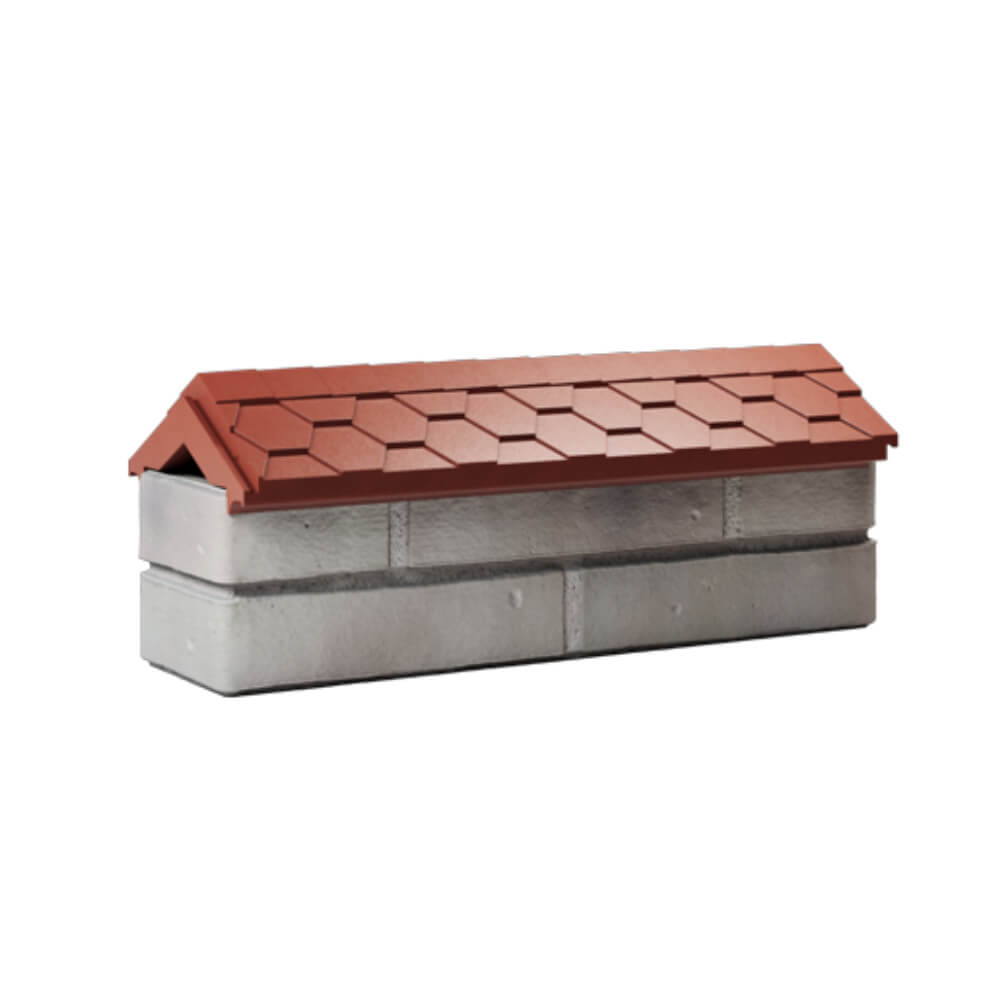 Парапет Zking Эверест Красный с посадкой на 0.5 кирпича (130мм) Саратов фото