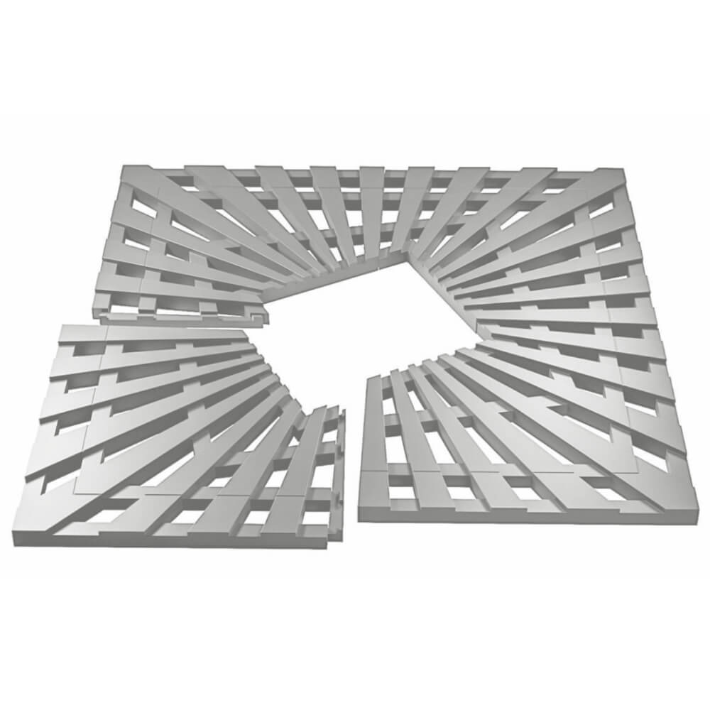 Приствольная решетка для дерева ZKING ATMOSPHERE 1.2х1.2м Бежевая в Саратове фото