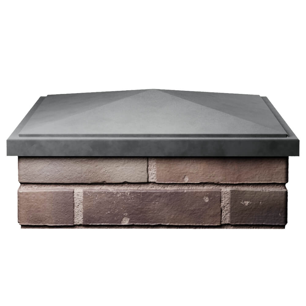 Колпак Zking БонаМоно Серый на столб 2х2 кирпича (515х515, 530х530мм) Саратов фото