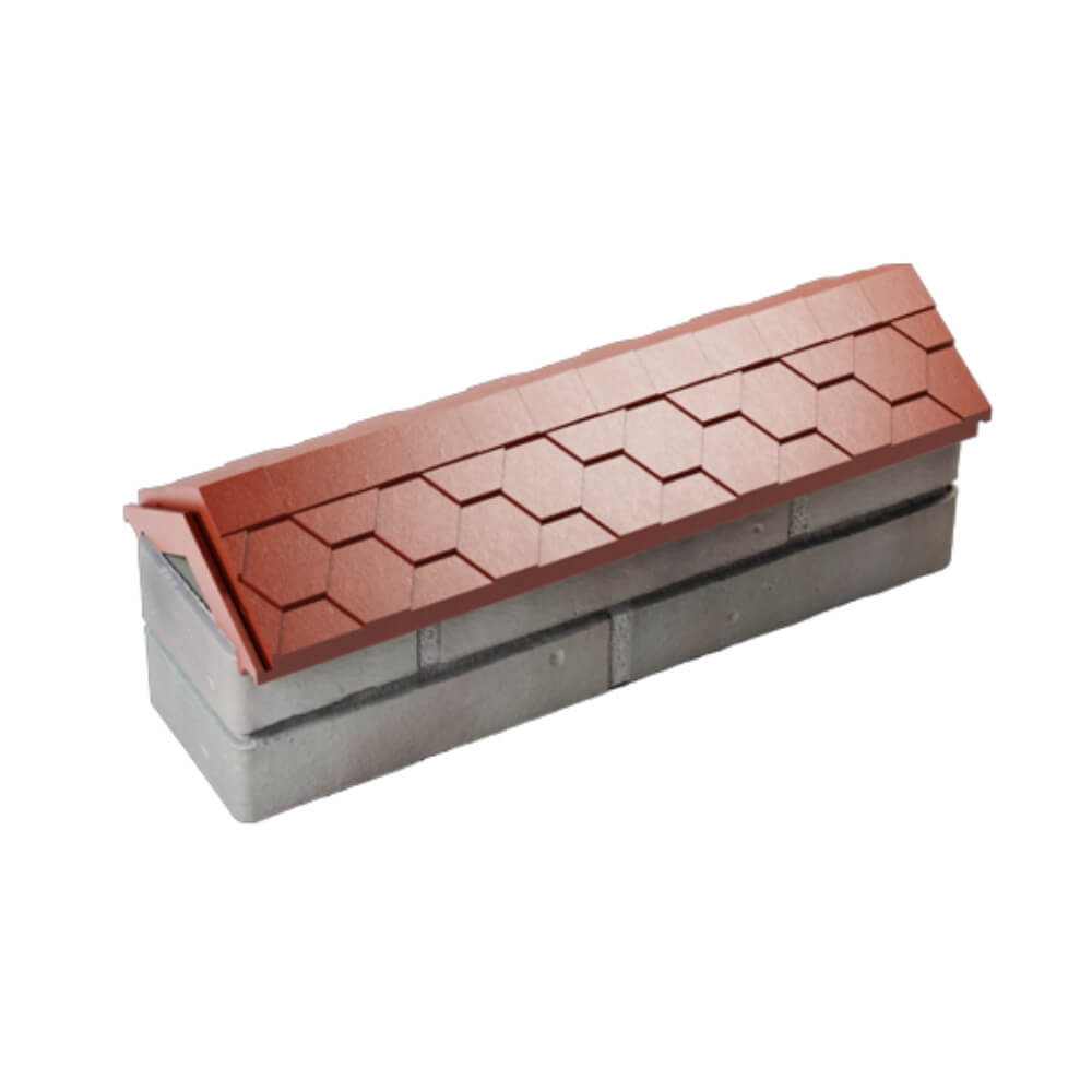 Парапет Zking Эверест Красный с посадкой на 0.5 кирпича (130мм) в Саратове фото