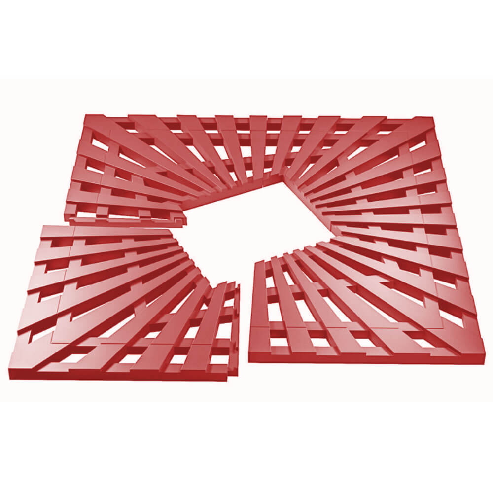 Приствольная решетка для дерева ZKING ATMOSPHERE 1.2х1.2м Красная в Саратове фото