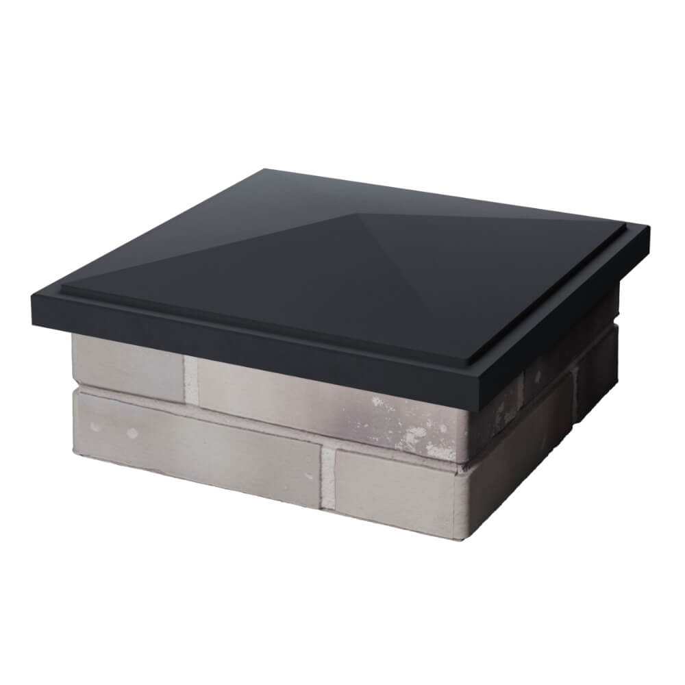 Колпак Zking БонаМоно Серый на столб 1.5х1.5 кирпича (385х385, 400х400мм) в Саратове фото