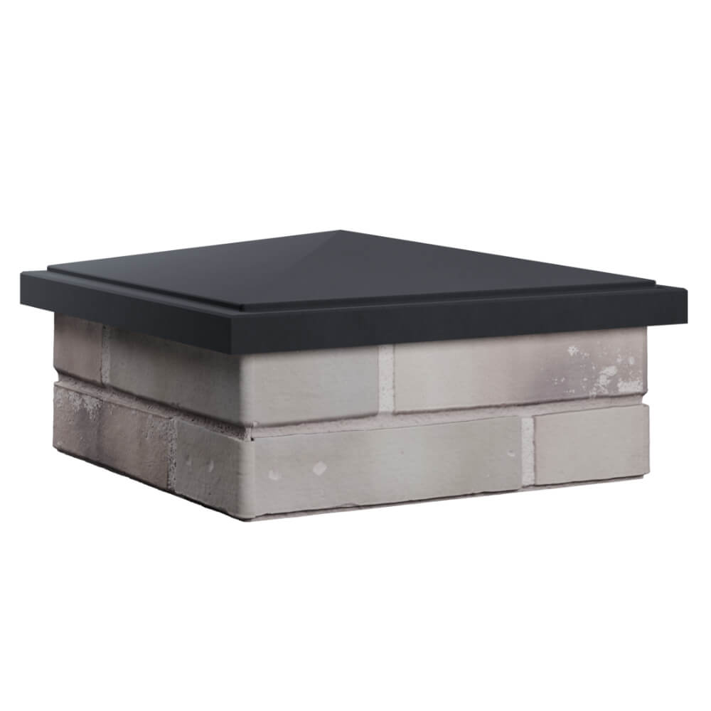 Колпак Zking БонаМоно Серый на столб 1.5х1.5 кирпича (385х385, 400х400мм) в Саратове фото