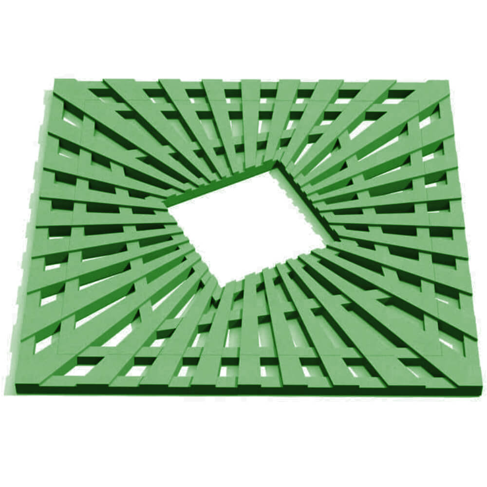 Приствольная решетка для дерева ZKING ATMOSPHERE 1.2х1.2м Зеленая Саратов фото