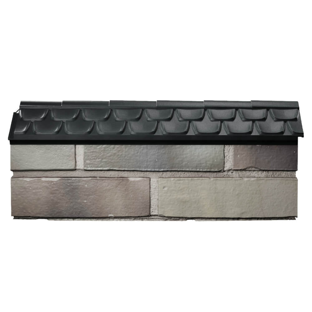 Парапет Zking Эльбрус Черный с посадкой на 0.5 кирпича (130мм) в Саратове фото